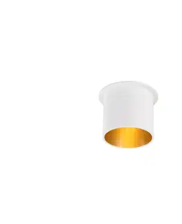 Svietidlá  Rámik pre podhľadové svietidlo MOLO 1xGU10/GU5,3/MR16/50W/230V/12V biela/zlatá 