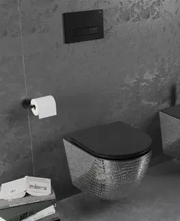 Kúpeľňa MEXEN - Lena bidet závesný, čierna mat/strieborná vzor 35224872