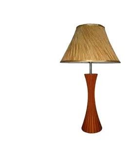 Lampy Prezent Stolná lampa SIGLO čerešňové drevo 