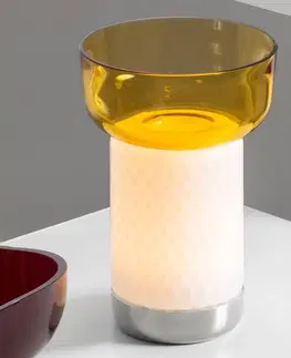 Stolové lampy Artemide Artemide Bontà stolná LED lampa, žltá miska