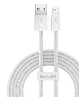 USB káble Baseus nabíjací dátový kábel USBLightning 2 m, biely 57983110062