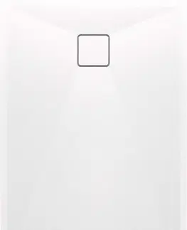 Vane DEANTE - Correo Granitová sprchová vanička, obdĺžniková biela, 120x90 cm KQR_A43B