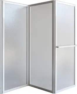 Sprchové dvere HOPA - Vaňová zástena KARINA - Farba rámu zásteny - Hliník biely, Rozmer A - 95 cm, Smer zatváranie - Univerzálny Ľavé / Pravé, Výplň - Polystyrol 2,2 mm (acrilico) OLBVZ2