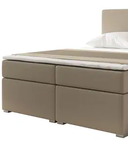 Postele NABBI Diana 180 čalúnená manželská posteľ s úložným priestorom béžová