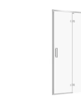 Sprchovacie kúty CERSANIT - Sprchové dvere LARGA chróm 90X195, pravé, číre sklo S932-116