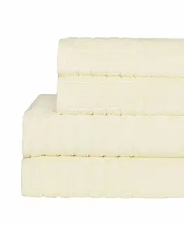 Uteráky Modalový uterák alebo osuška, Modal, krémová 70 x 140 cm