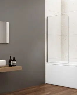Sprchové dvere GELCO - LORO vaňová zástena 750, číre sklo GN1175