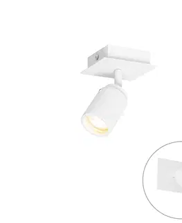 Nastenne lampy Moderné kúpeľňové bodové biele štvorcové IP44 - Ducha