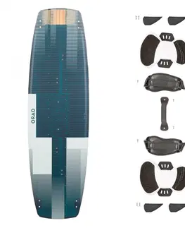 surf Pánska karbónová doska na kitesurfing TwinTip 500: 136 × 40,5 cm