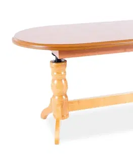 Konferenčné stolíky Signal Zdvíhací konferenčný stôl DANIEL farba olša 120(160)x70x61(75)