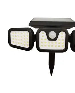 Záhradné lampy  LED Solárny reflektor so senzorom TRIO LED/0,6W/3,7V IP44 