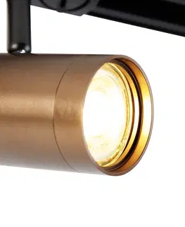 Kolajnicove svietidla Moderný 1-fázový koľajnicový reflektor tmavý bronz - Jeana