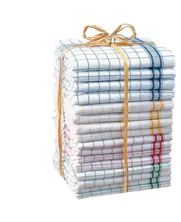 Utierky a uteráky Utierky s kockovaným vzorom, súprava 8 a 16 ks