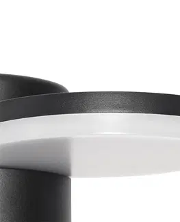 Vonkajsie nastenne svietidla Vonkajšie nástenné svietidlo čierne vrátane LED IP54 pohybového senzora - Esmee