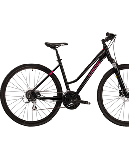 Bicykle Bicykel Kross Evado 4.0 28" - model 2023 černá/malina - M (17")
