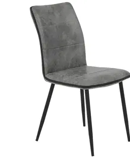 Čalúnené stoličky Stolička Caroline – Yy 19 Grey