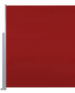 Bočné markízy Zaťahovací bočný markíza 140x300 cm Dekorhome Červená