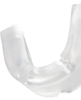 hokej Chránič zubov FH100 na pozemný hokej stredný priesvitný