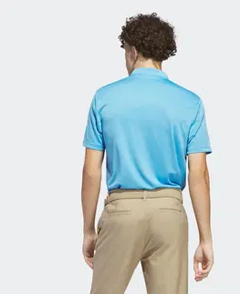 dresy Pánska golfová polokošeľa s krátkym rukávom svetlomodrá