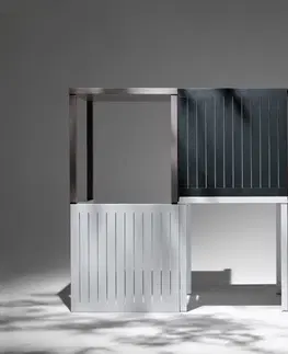 Stoly Cube stôl 80x80 cm Antracite