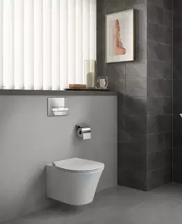 Záchody IDEAL STANDARD - Connect Air Závesné WC s doskou SoftClose, AquaBlade, biela E008701