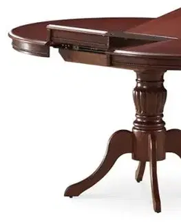 Jedálenské stoly OLINA jedálenský rozkladací stôl, orech tmavý