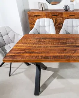 Jedálenské stoly Jedálenský stôl EURYTOS Dekorhome 180x90x75 cm