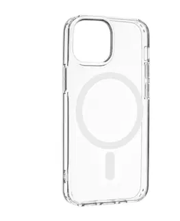 Puzdrá na mobilné telefóny Zadný kryt FIXED MagPure pre Apple iPhone 15 s MagSafe, transparetntná FIXPUM-1200