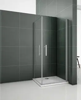 Sprchovacie kúty H K - Sprchovací kút SOLO D1 R707, 70x70x185, s dvoma jednokrídlovými dverami, rohový vstup SE-SOLOD1R707