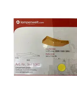 Svietidlá Lampenwelt Lampenwelt - Nástenné svietidlo BERRA 1xR7s/100W/230V 