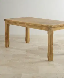 Jedálenské stoly Jedálenský stôl Devi 120x90 indický masív mango