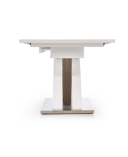 Jedálenské stoly HALMAR Sandor rozkladací jedálenský stôl biely lesk