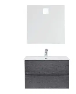 Skrinky do kúpeľňe Skrinka s umývadlom A Led Zrkadlom Matteo