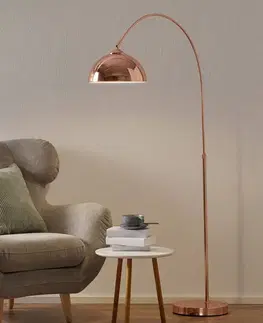Stojacie lampy do obývačky Globo Oblúková stojacia lampa Pelin