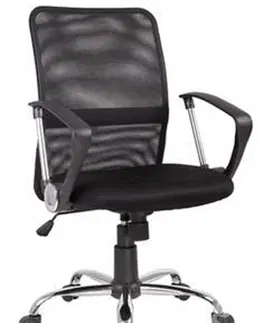 Kancelárske stoličky K-078 kancelárske kreslo, čierne