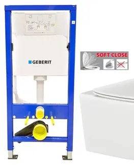 Kúpeľňa GEBERIT DuofixBasic bez tlačidla + WC INVENA TINOS  + SEDADLO 458.103.00.1 X NO1