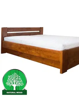 Drevené postele Posteľ drevené Lulea Plus 120x200 Jelša