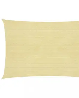 Stínící textilie Tieniaca plachta obdĺžniková HDPE 2 x 3,5 m Dekorhome Biela