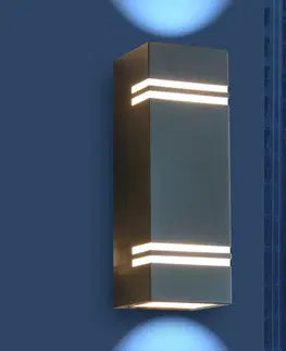 Vonkajšie nástenné svietidlá Eco-Light Moderné vonkajšie nástenné LED svietidlo