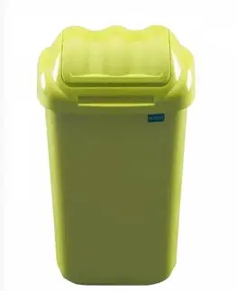 Odpadkové koše Kinekus Kôš na odpad preklápací 15 l, plastový, FALA 30, limetkovo zelený