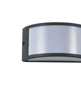 Záhradné lampy Ideal Lux - Vonkajšie nástenné svietidlo 1xE27/60W/230V antracit