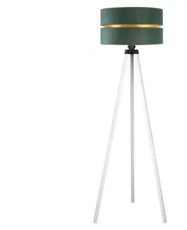 Lampy   - Stojacia lampa DUO 1xE27/60W/230V zelená/biela 