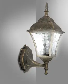 Vonkajšie rustikálne svietidlá Záhradná lampa Toscana 8392 K1