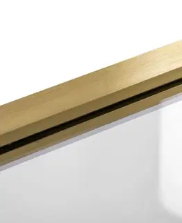 Sprchové dvere REA - Vaňová zástena Elegant 80 zlatá kartáčovaná REA-W6601