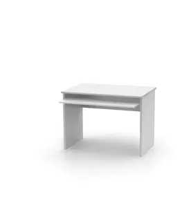 Písacie stoly Písací stôl, biela, JOHAN 2 NEW 02
