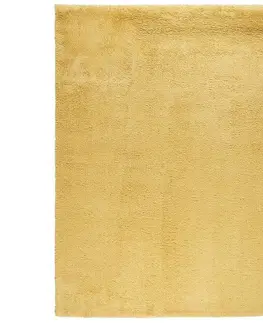 Koberce s vysokým vlasom KOBEREC SHAGGY Stefan 3, 160/230cm, Žltá