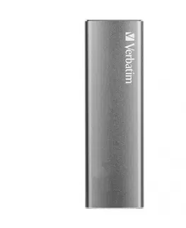 Pevné disky Verbatim SSD 480GB disk Vx500, USB 3.1 Gen 2 Solid State Drive externý, šedý 47443