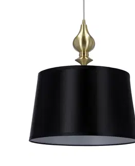 Osvetlenie Závesná lampa PRIMA Candellux Čierna / zlatá