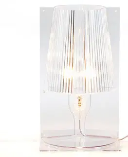 Stolové lampy Kartell Kartell Take dizajnérska stolná lampa, priehľadná