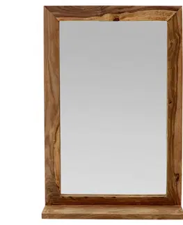 Zrkadlá Zrkadlo Suri 60x90 z indický masív palisander